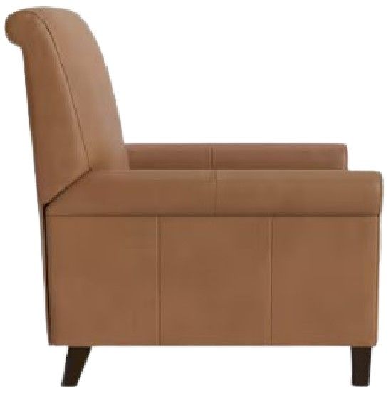 Bassett® Furniture Customizable Nelson Leather Sock Arm Recliner-2