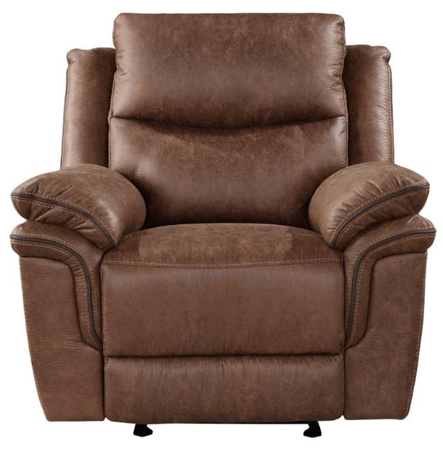 New Classic® Home Furnishings Ryland Brown Power Glider Recliner-2
