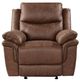 New Classic® Home Furnishings Ryland Brown Power Glider Recliner-2
