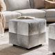 Classic Home Landyn Sparrow Gray 18" Square Ottoman-1
