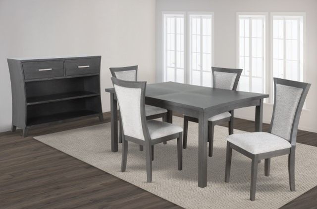 New Classic® Home Furnishings Flair 2-Piece Gray Dining Chair Set -1