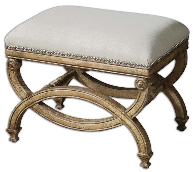 Uttermost® Karline Natural Linen Bench-0