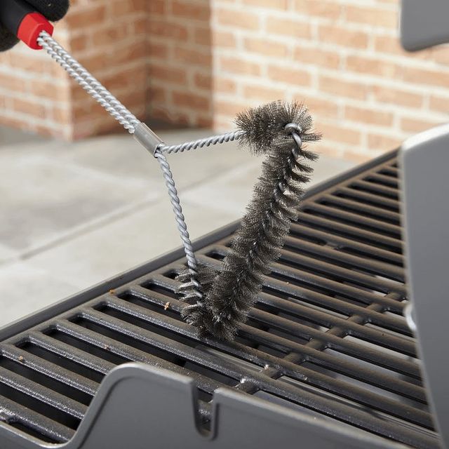 Weber® Black Three Sided Grill Brush-4
