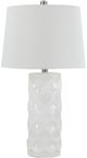 A & B Home Glossy White Table Lamp-0