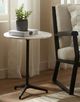 Renwil® Barker Natural White Side Table with Black Base-3