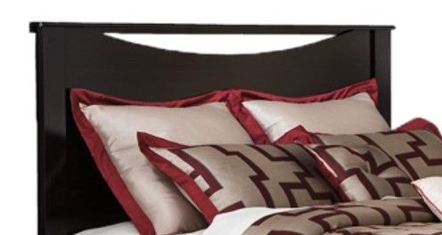 Signature Design by Ashley® Zanbury 5-Piece Merlot Queen or Full Panel Headboard Bedroom Set-1