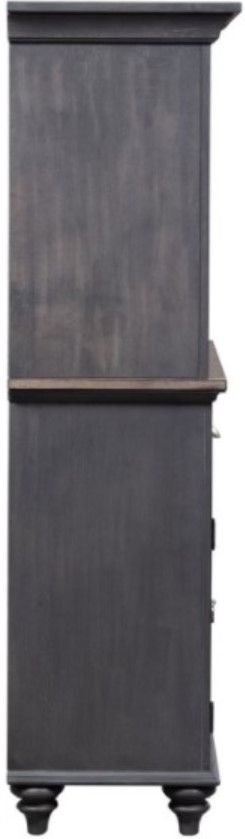 Liberty Furniture Ocean Isle Slate/Weathered Pine Hutch and Buffet-3