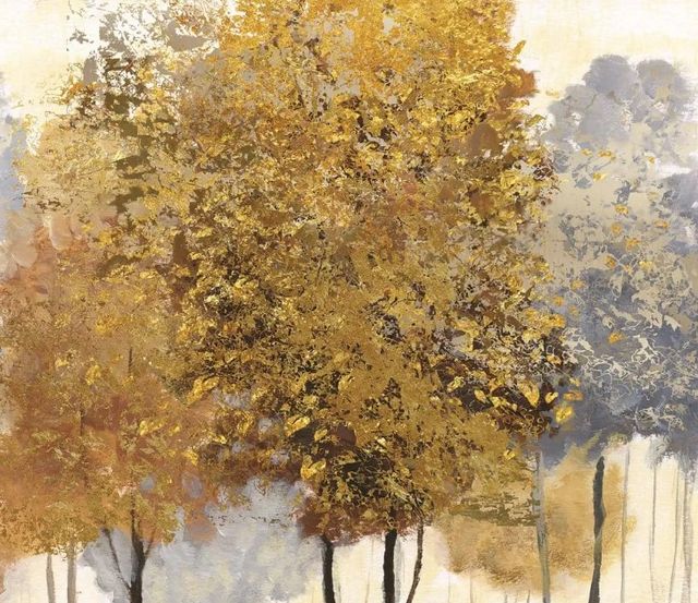 Classy Art Metallic Forest II by Nan Wall Art-1
