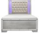 Mazin Furniture Aveline Silver Eastern King Panel Bed-1