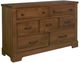 Artisan & Post by Vaughan-Bassett Cool Rustic Amber 7-Drawer Dresser-0