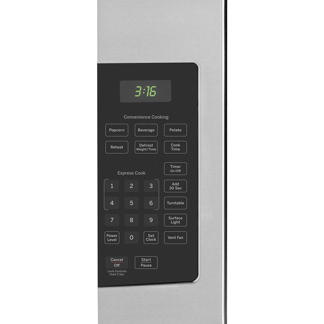 GE 30" 1.6 Cu. Ft. Stainless Steel Over the Range Microwave-1