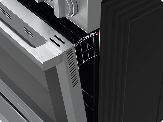 Samsung Bespoke 25" Stainless Steel Smart Slide-In Electric Range with Illuminated Precision Knobs-4
