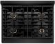 ZLINE Autograph Edition 30" Black Stainless Steel Pro Style Gas Range-4