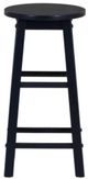 Linon Abby Navy Round Counter Stool-3
