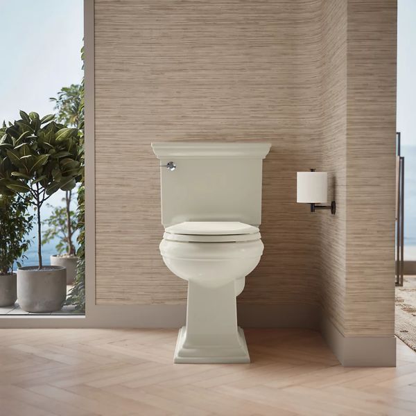 KOHLER® Memoirs® Stately Biscuit 2-Piece Round-Front Toilet, 1.28 Gpf-3