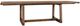 Classic Home Lyra Smoke Brown 80-110" Extendable Dining Table-0