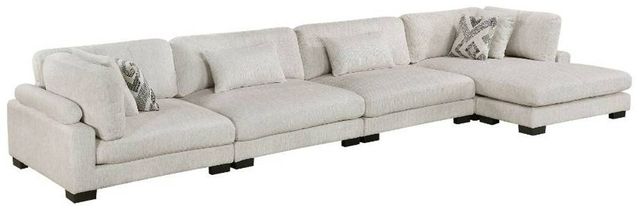 Homelegance® Tinley 4-Piece Beige L-Shape Modular Sectional and Chaise-0