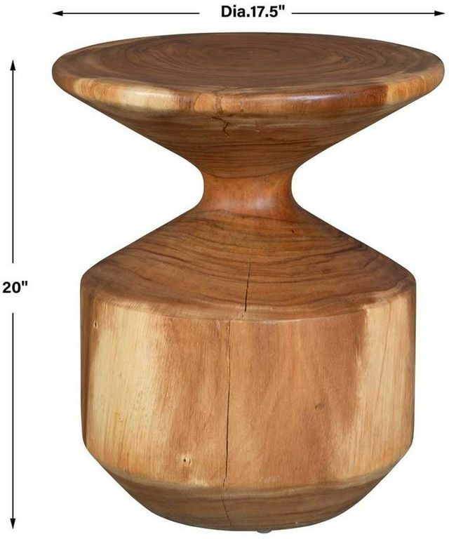 Uttermost® Lynx Woodtone Accent Table-2