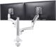 Chief® Kontour™ White K1C Dual Monitor Reduced Height Dynamic Column Mount-1