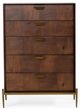 VIG Furniture Modrest Shane Brass/Dark Acacia Dresser-1