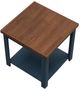 Legends Home Nantucket Whiskey End Table with Blue Denim Base-4