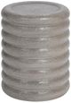 Classic Home Reva Dark Gray Concrete Outdoor End Table-0