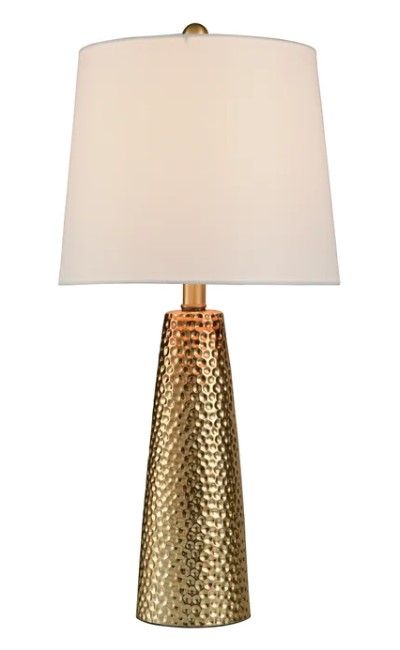 Stylecraft Hammered Bronze Table Lamp-1