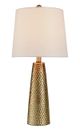 Stylecraft Hammered Bronze Table Lamp-1