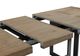 Intercon Eden Rustic Dune Top Dining Table with Black Pedestal Base-3