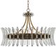 Currey & Company Coquette Antique Brass Chandelier-1
