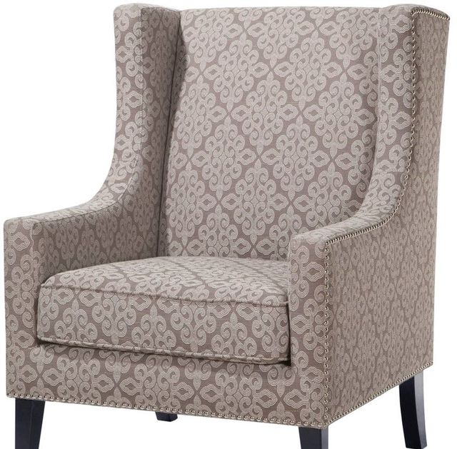 Olliix by Madison Park Beige/Natural Barton Wing Chair-2