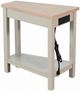 Sunny Designs™ Oak Grove Chair Side Table with Pavestone Base-3