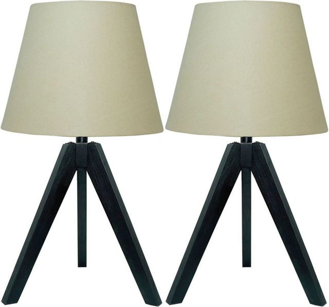 Ensemble de 2 lampes de table Laifland de Signature Design by Ashley® - Noir