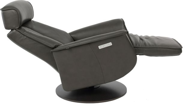 Fjords® Modern Living Bo Slate Large Dual Motion Swivel Recliner-3