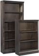 aspenhome® Churchill Ghost Black 72" Bookcase with 4 Fixed Shelves-0