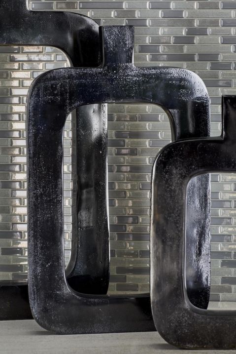 Deco Marche Black 11" Vase-3