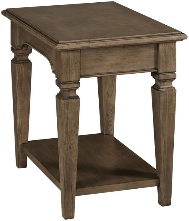 Hammary® Maribelle Brown Rectangular Chairside Table-0