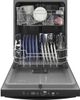 GE® 24" Black Top Control Built-In Dishwasher-3