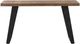 Uttermost® Freddy Weathered Oak Console Table with Aged Black Base-3