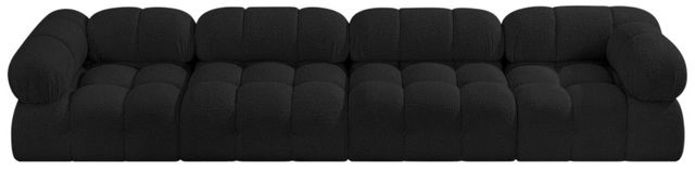 Meridian Furniture Ames 4-Piece Black 136" Sofa-3