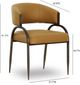 TOV Furniture Tatum Bronze/Tan Dining Chair-2
