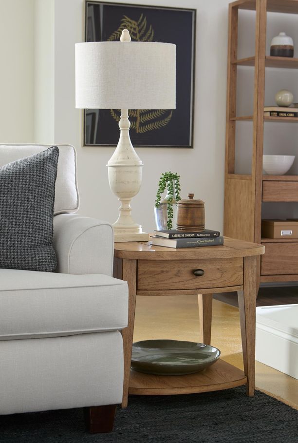 Legacy Classic Today's Traditions Natural Hickory Drawer End Table-1