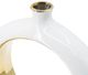 A & B Home Gold/White Open Accent Vase-5