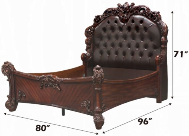 ACME Furniture Vendome Cherry Queen Panel Bed-2