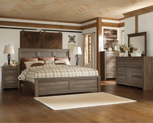 Signature Design by Ashley® Juararo Dark Brown King Rails-3