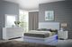 New Classic® Home Furnishings Sapphire 4-Piece White King Panel Bedroom Set-1