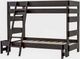 Elements International Cali Kids Brown Youth Twin/Full Bunk Bed-0