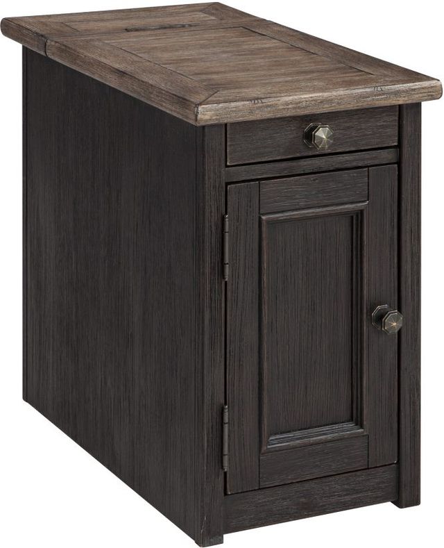 Tyler Creek Chair Side End Table - Grayish Brown/Black Tyler Creek Chair Side End Table - Grayish Brown/Black
