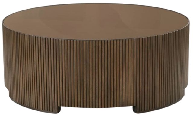 Rowe® Kindred Sesame Alternate Round Cocktail Table -2
