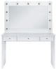 Elements International Ariana White Vanity Table-3